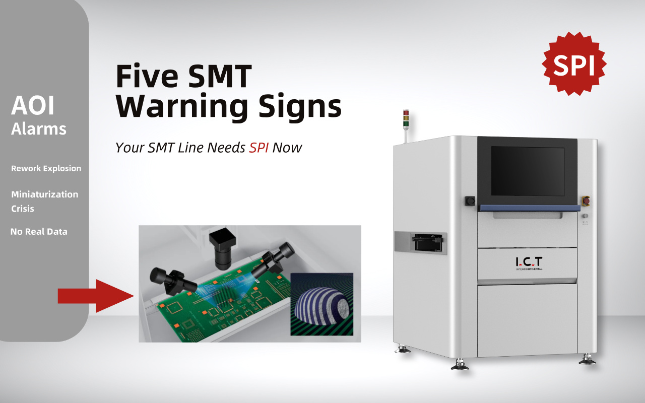 5 Warning Signs Your SMT Line Urgently Needs SPI 5 señales de advertencia que tu línea SMT necesita con urgencia SPI