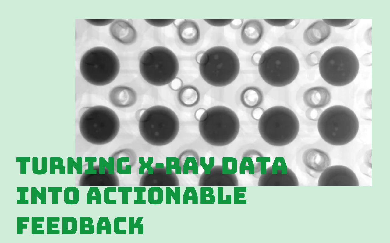5. Practical X-ray Feedback Loop in Real Production 5. Circuito práctico de retroalimentación de rayos X en producción real