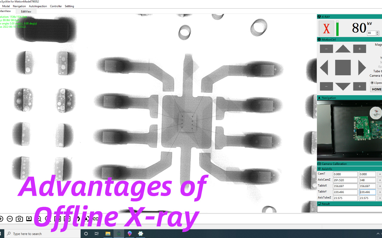 4. Advantages of Offline X-ray Inspection 4. Ventajas de la inspección por rayos X fuera de línea