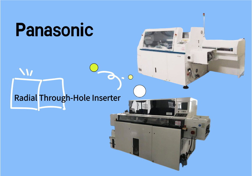 Panasonic Radial Through-Hole Inserter Insertador de orificio pasante radial Panasonic