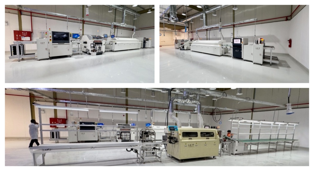 A Smart Wearable Electronics Production Line in Saudi Arabia Una línea de producción de dispositivos electrónicos portátiles inteligentes en Arabia Saudita