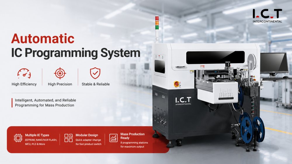 Automatic IC Programming System Sistema automático de programación IC