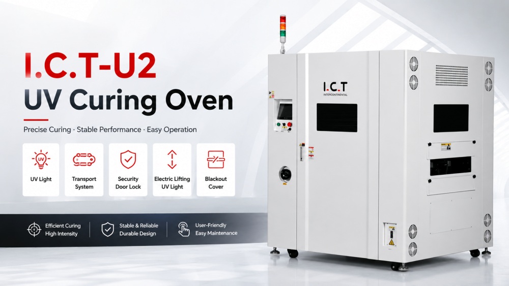 I.C.T UV Curing Oven I.C.T Horno de curado UV