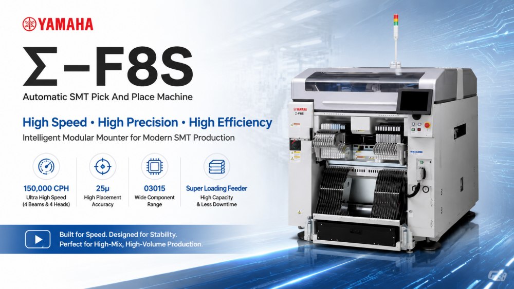 Yamaha Σ-F8S Pick and Place Machine Máquina de recogida y colocación Yamaha Σ-F8S