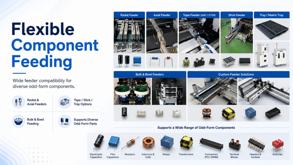 Flexible Component Feeding Alimentación de componentes flexible