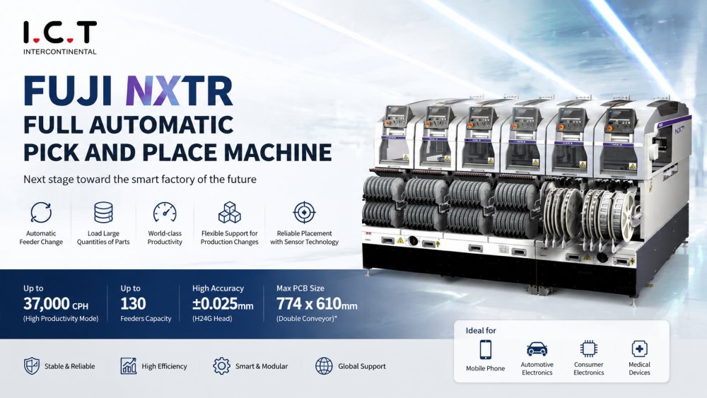 FUJI NXTR Full Automatic Pick And Place Machine Máquina de recogida y colocación completamente automática FUJI NXTR