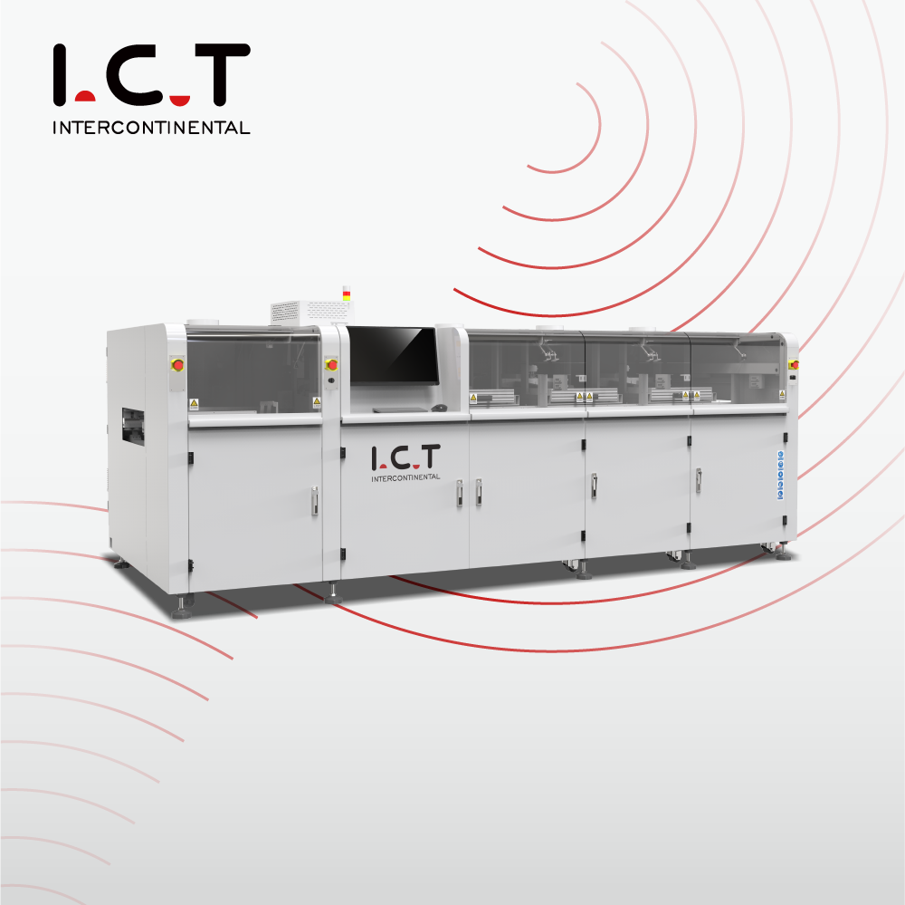 I.C.T-SS550 |Máquina de soldadura por ola selectiva en línea completamente automática 