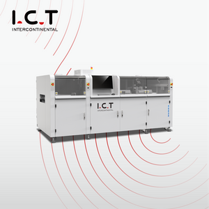 I.C.T-SS550P1 |Máquina de soldadura por ola selectiva PCB en línea totalmente automática con 2 crisoles 
