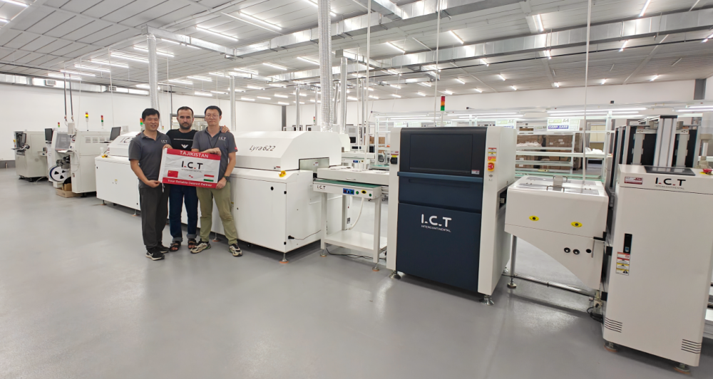 I.C.T LED línea de producción