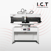 I.C.T |Escurridor doble de trabajo estable Impresora de plantillas SMT semiautomática