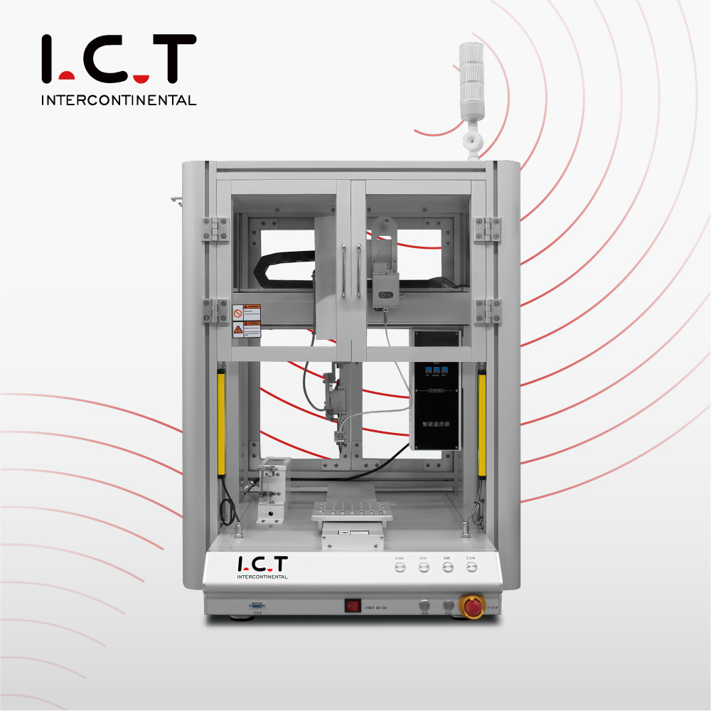 I.C.T-SR530 |Estación automática de escritorio del robot que suelda del laser xyz para el módulo del picovoltio