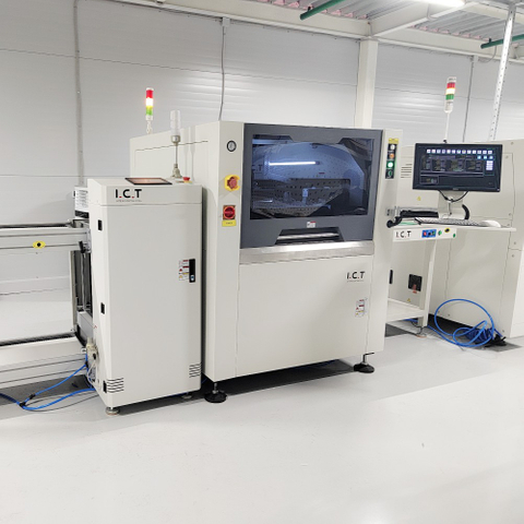 I.C.T-6534 | SMT Máquina de impresión de pasta de soldadura para ensamblaje PCB
