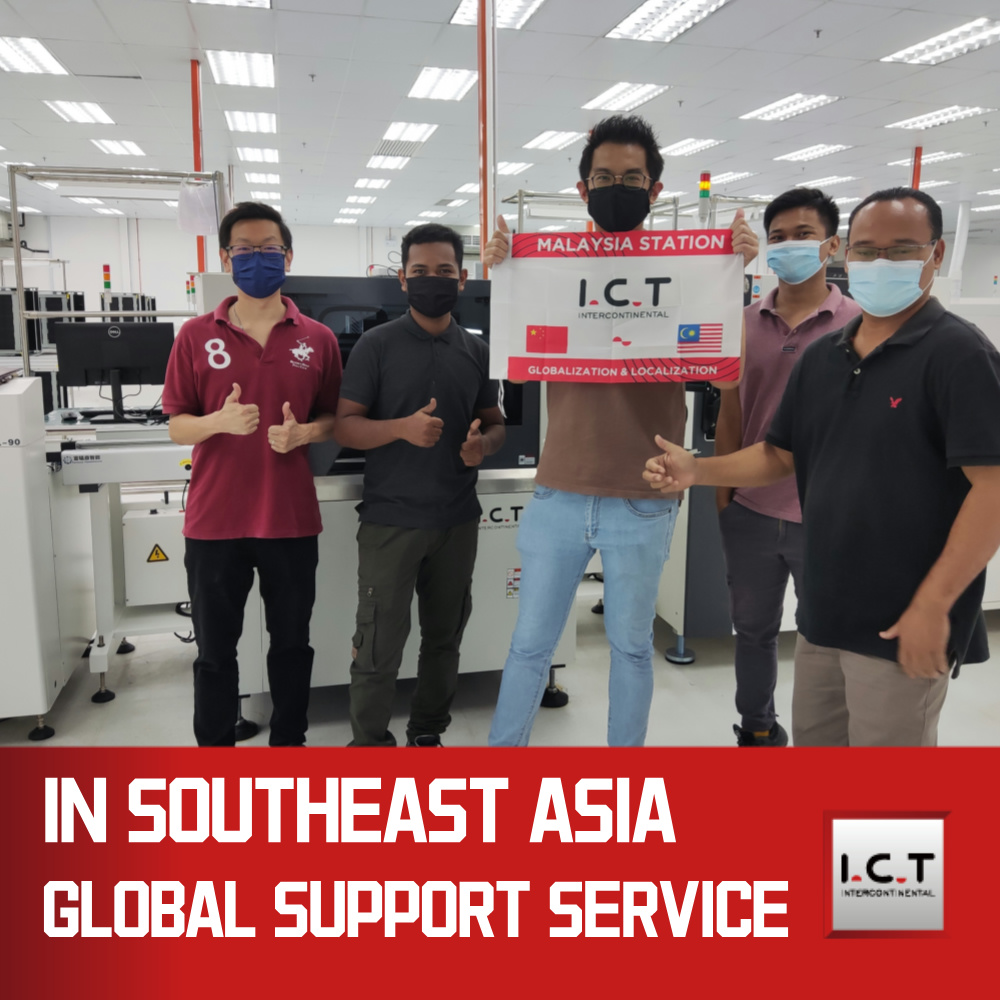 I.C.T-4034 Alta calidad Full-Auto SMT PCB Máquina de impresión