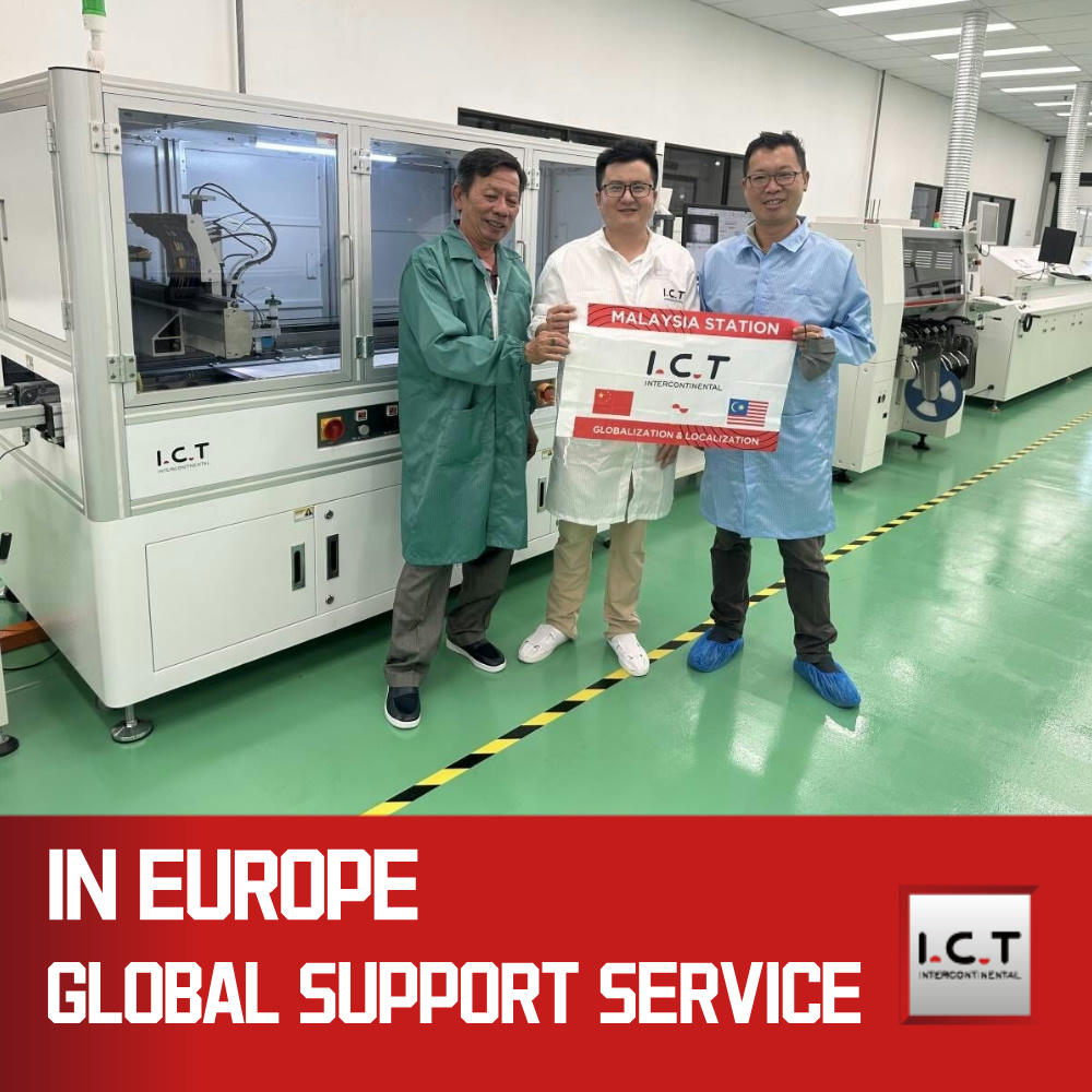 I.C.T | Pegamento Dispensador SMT para PCB Máquina de recubrimiento conformado