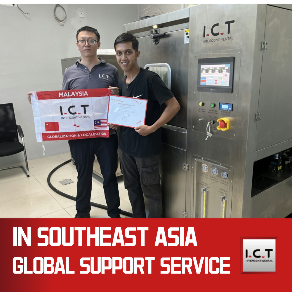 I.C.T-6300 | SMT Automática PCBA Máquina de limpieza en línea