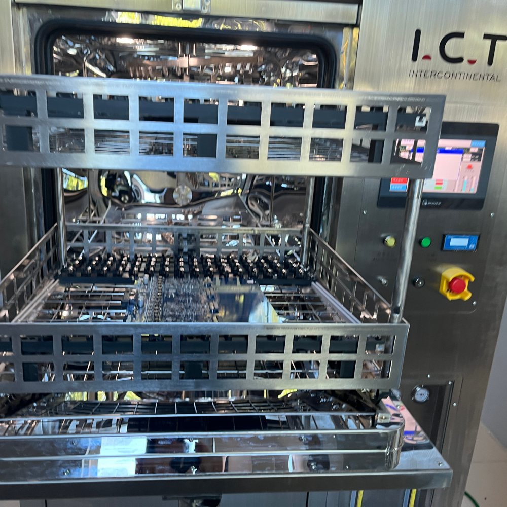 I.C.T PCBA Máquina de limpieza para PCB Limpiador por aspersión de agua para tableros