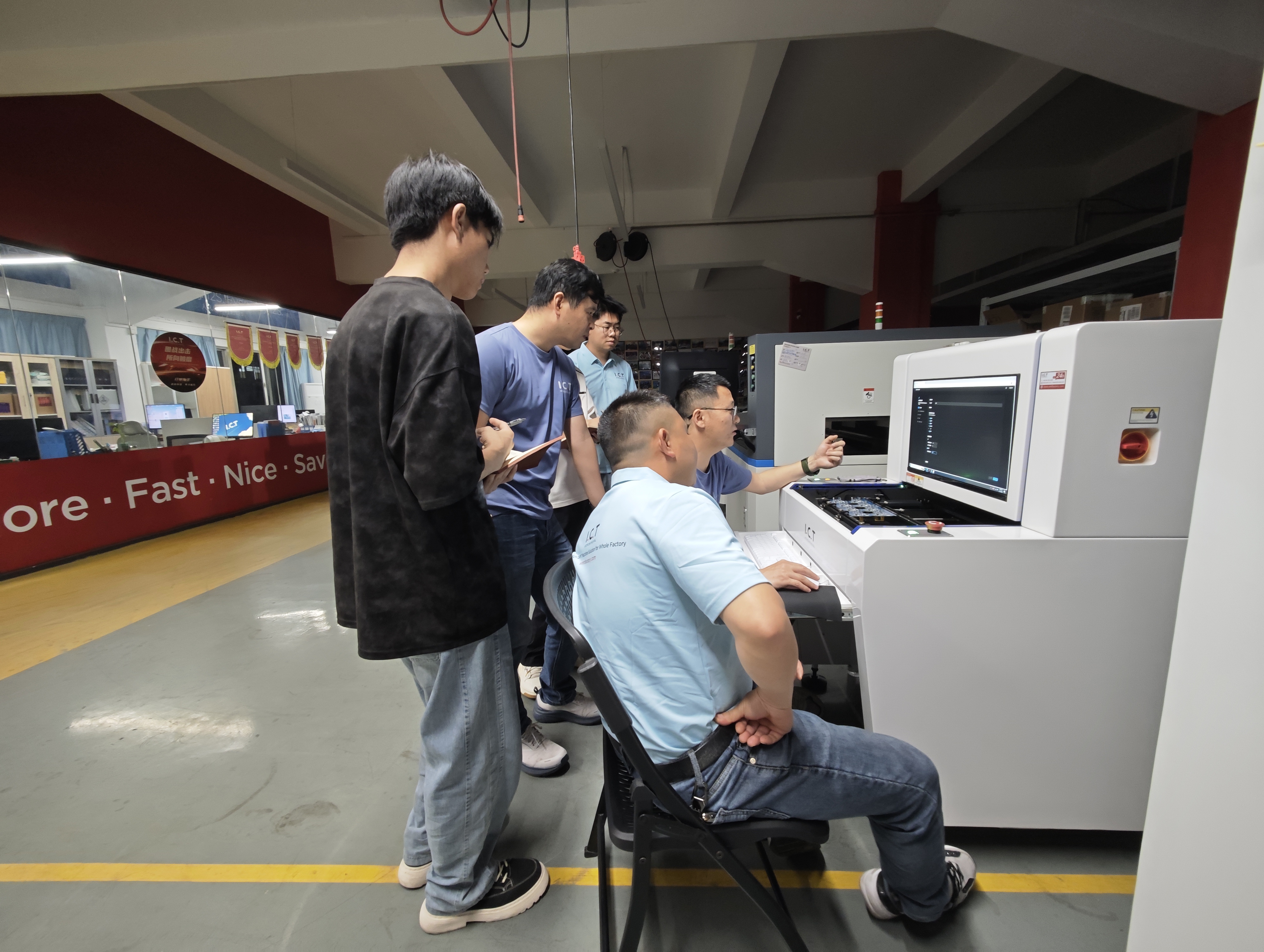 Capacitaci&oacute;n AOI sin conexi&oacute;n sobre el sistema I.C.T-V8