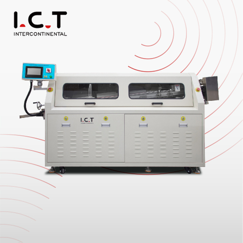 I.C.T |PCB Máquina de soldadura por ola totalmente automática y sin plomo