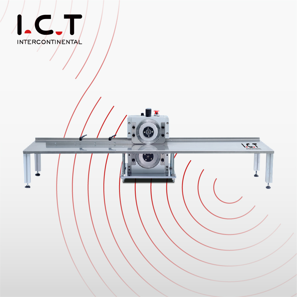 I.C.T |PCBA Máquina separadora de plomo tipo guillotina con corte en V