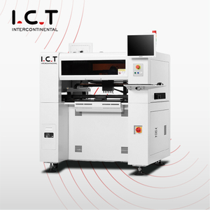 I.C.T | LED Fabricación ligera PCB Máquina de ensamblaje Colocación de chips SMD Máquina de horno de reflujo Pick and Place