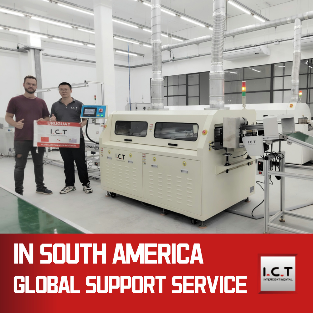 I.C.T | SMT Máquina de soldadura por ola sin plomo DIP | I.C.T-W2