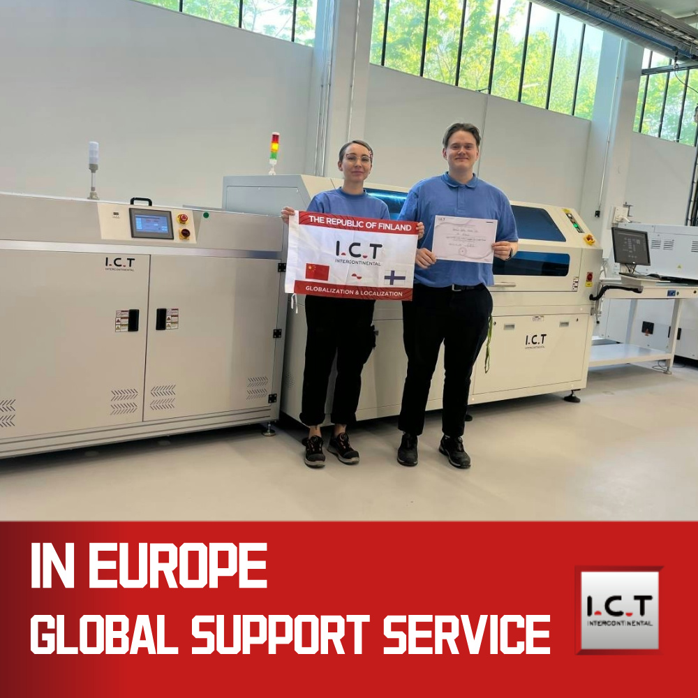 I.C.T | Precio de transmisión automática Smt de 500 mm PCB Transportador SMT