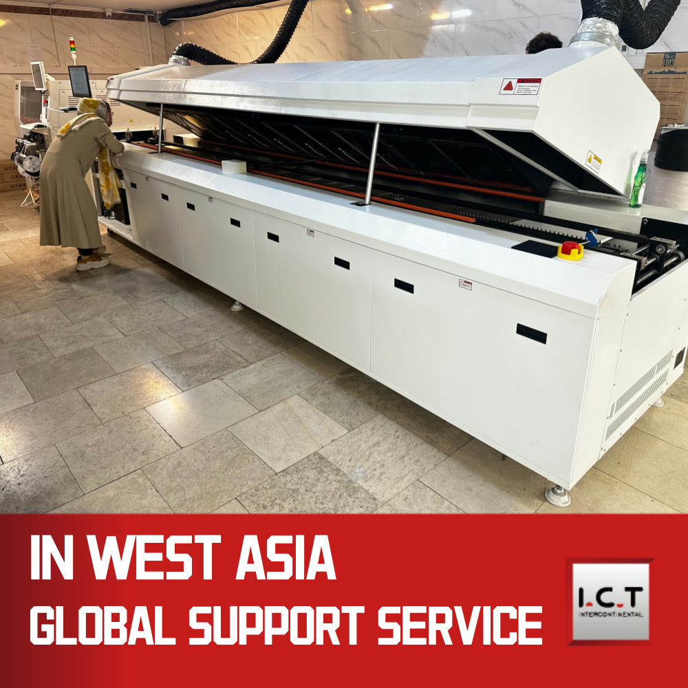 Equipo de horno de soldadura por reflujo sin plomo SMT LED de alto rendimiento