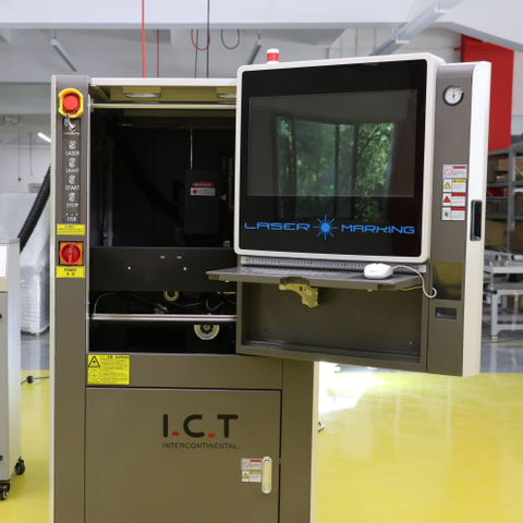 I.C.T | Máquina marcadora de corte e impresión láser con bombilla Led de fibra cerrada