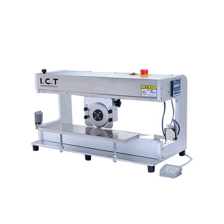 I.C.T |Máquina cortadora de arboleda con separador V PCB de cuchillas múltiples