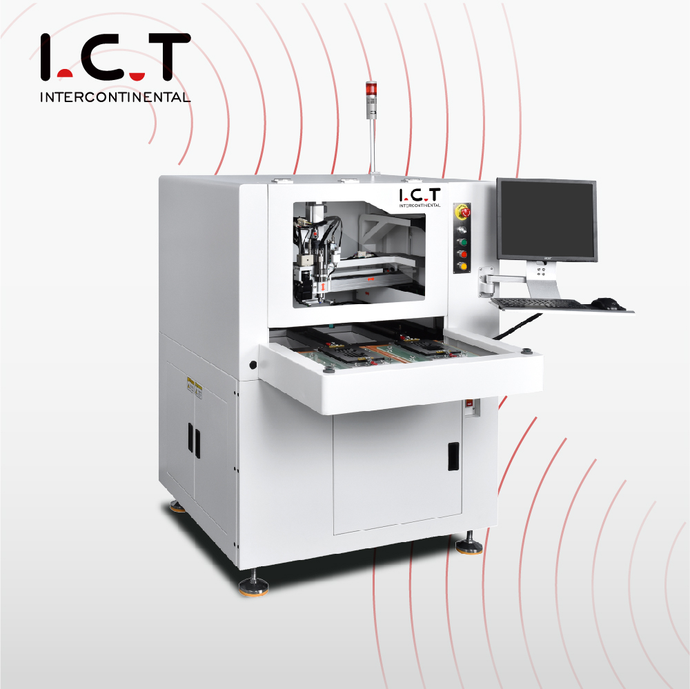 I.C.T |SMT PCBA Máquina fresadora para depanelar