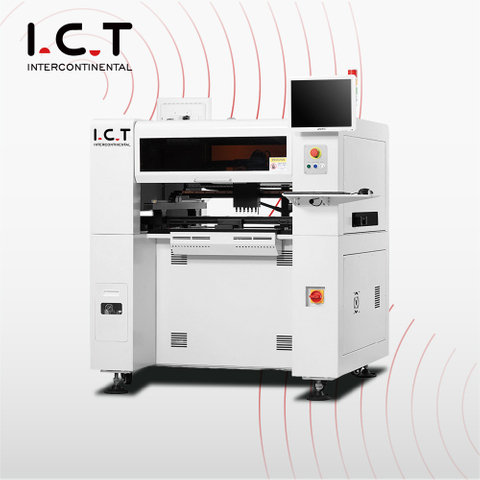 Flex-6 |I.C.T La mejor máquina automática de recogida y colocación Smt de bajo costo para ensamblaje de PCB
