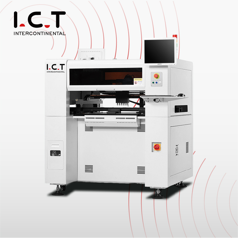 I.C.T |Profesional de alta precisión LED Automático SMD LED Máquina de recogida y colocación SMT Machinetabke top Meachin