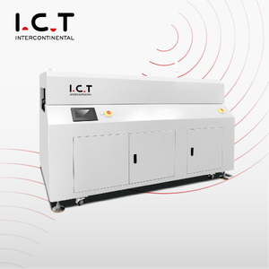 I.C.T丨PCB máquina automática de encolado y pulverización de revestimiento para SMT pantalla LED