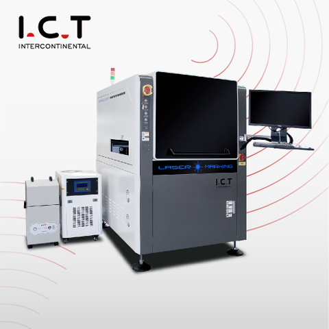 I.C.T |Máquina de impresión láser de fecha de caducidad para portátil Smt