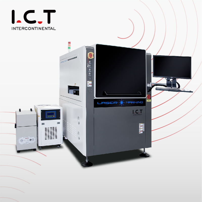 I.C.T |Máquina de marcado láser de impresión de fibra de 50w