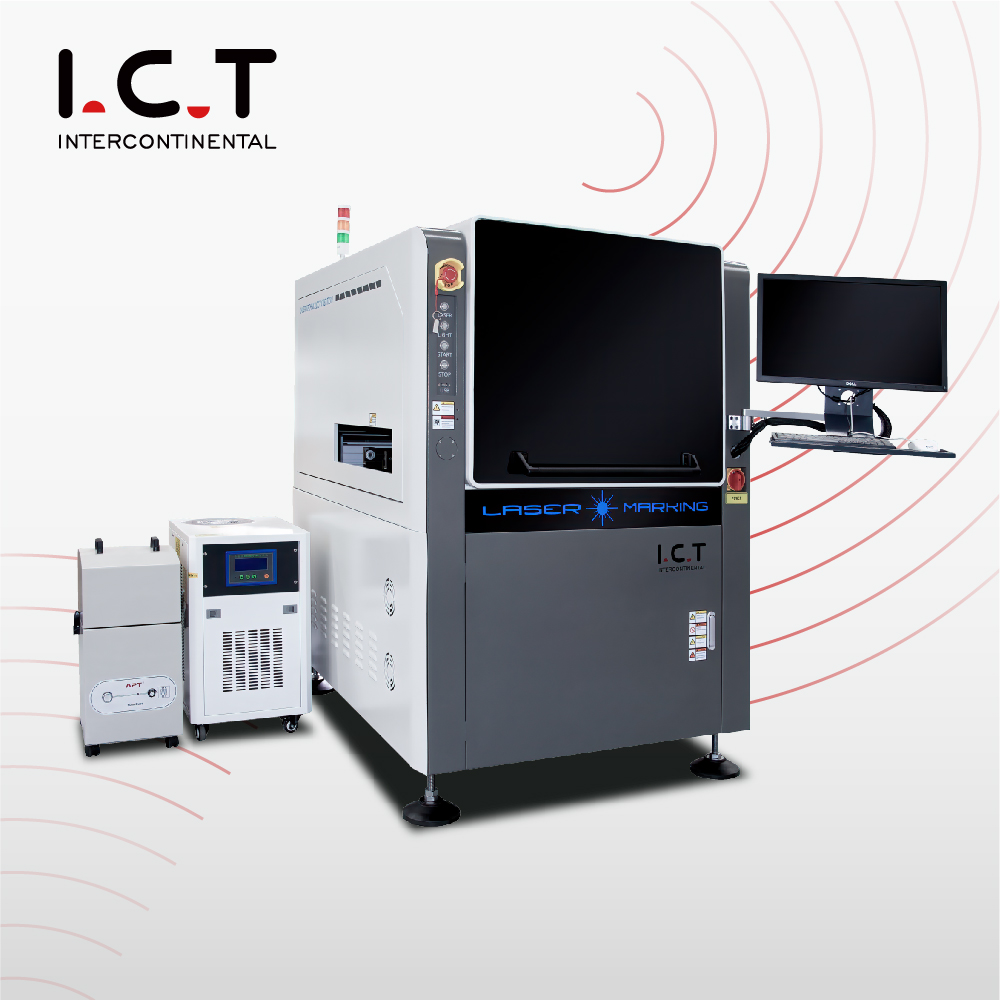 TIC |Máquina de marcado láser de fibra dividida Toplus de 30w o 40w para cuero