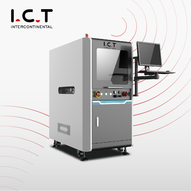 I.C.T |Máquina de pegamento de sobremesa de mazorca de 3 ejes con dispensación PCB en producción SMT