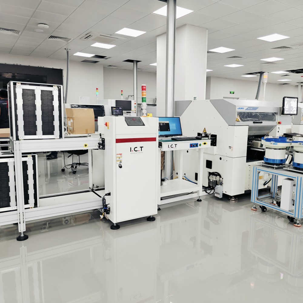 I.C.T | PCB Conjunto de inspección Transportador SMT Línea