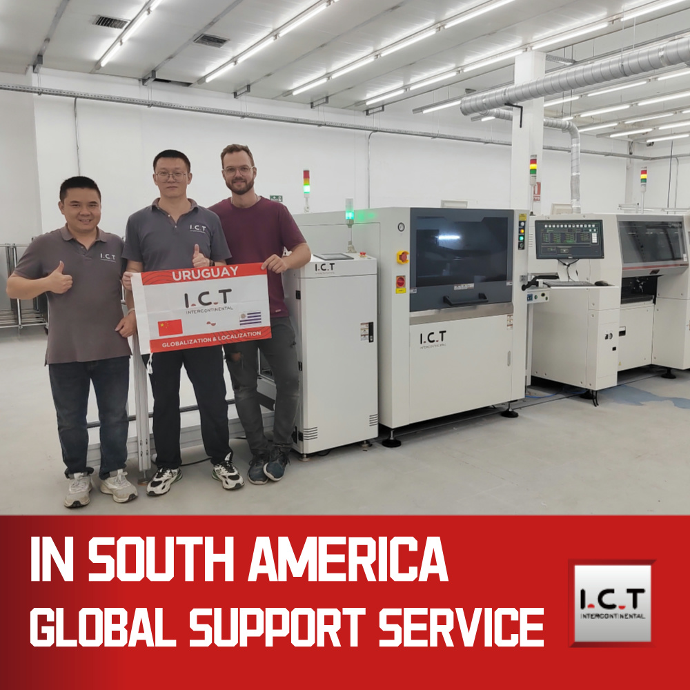 I.C.T | Ict-4034 plantilla sin marco con soporte para máquina de impresión ully automatic SMT PCB