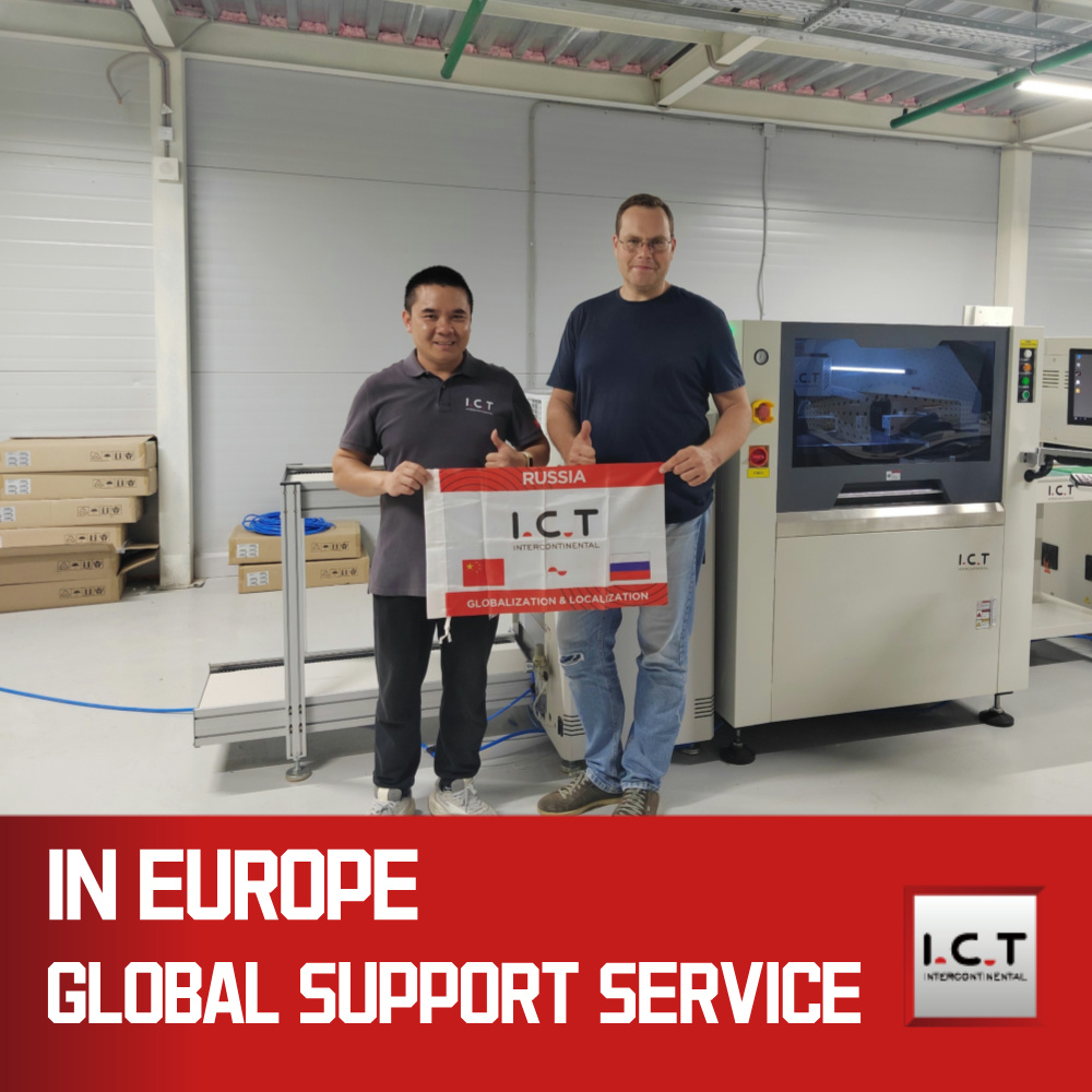 Totalmente automática SMT PCB Pantalla sténcil Impresora Modelo automático I.C.T-5151 