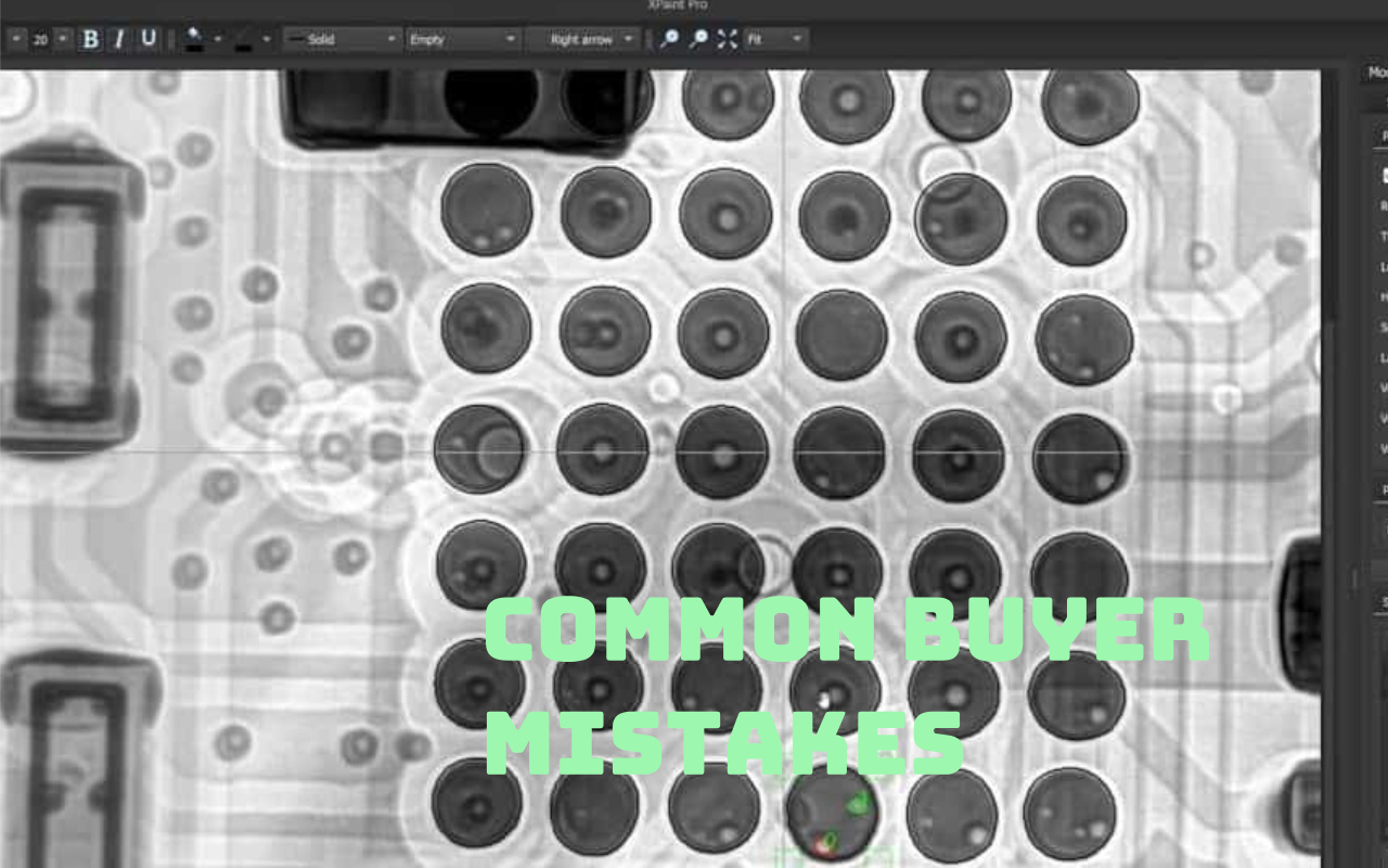 8. Common Mistakes Buyers Make When Choosing a PCBA X-Ray System 8. Errores comunes que cometen los compradores al elegir un sistema de rayos X PCBA