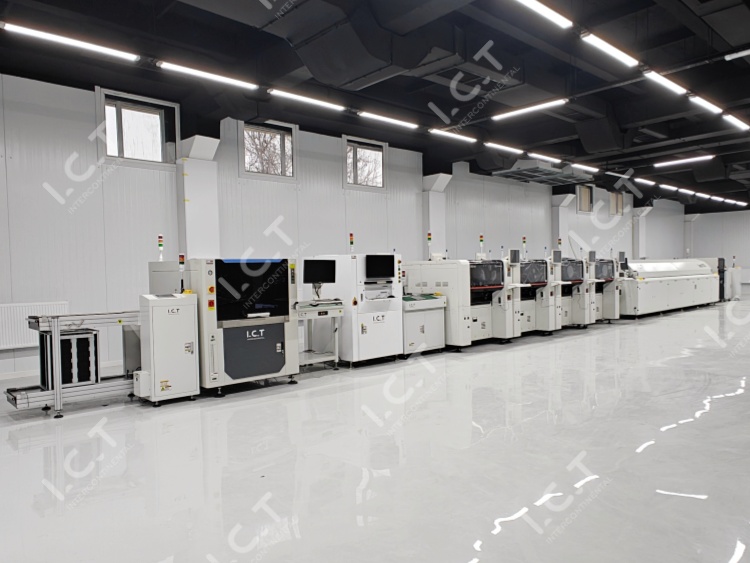 I.C.T SMT L&iacute;nea de producci&oacute;n en Uzbekist&aacute;n