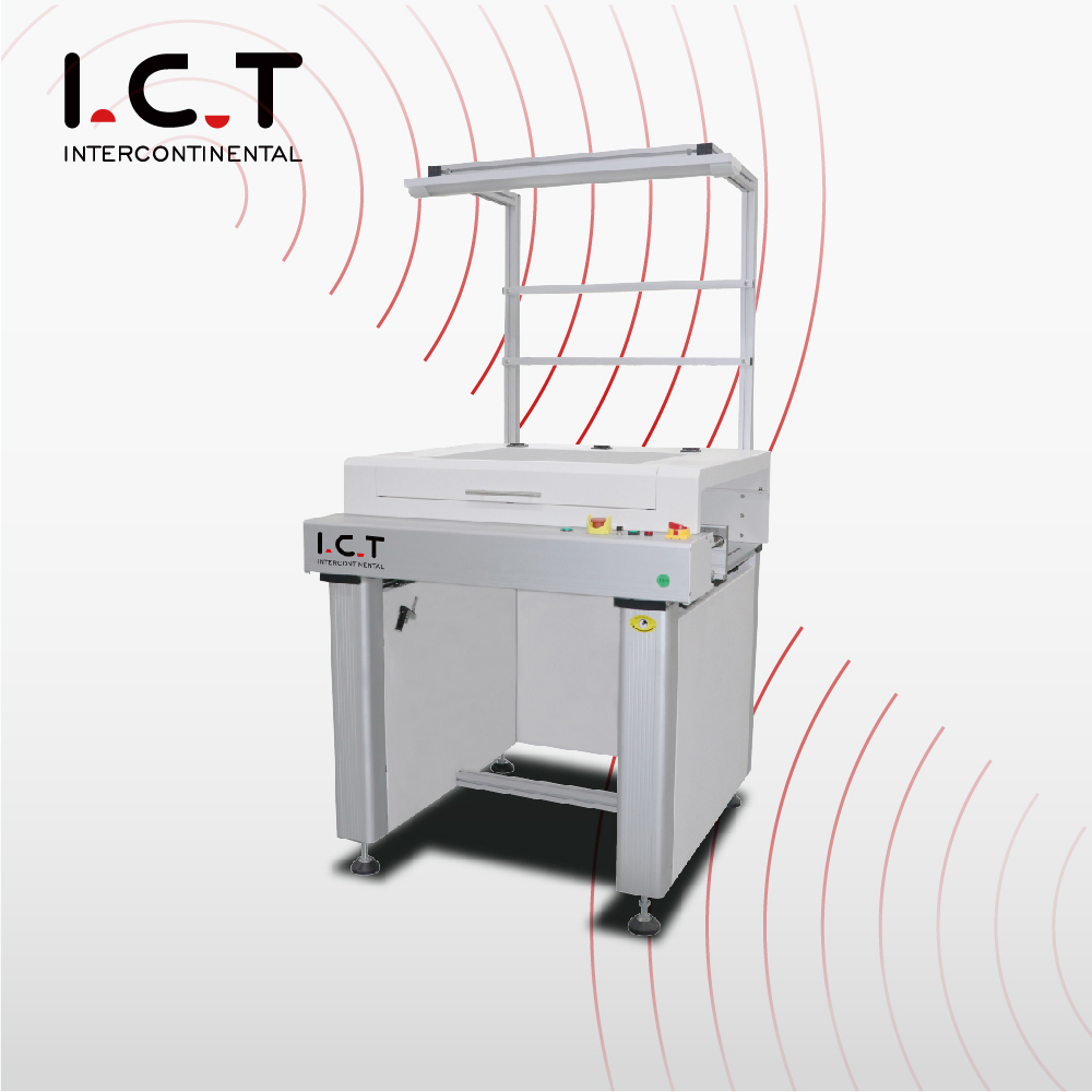 I.C.T SMT Inspección de lujo Transportador SMT con luces VI