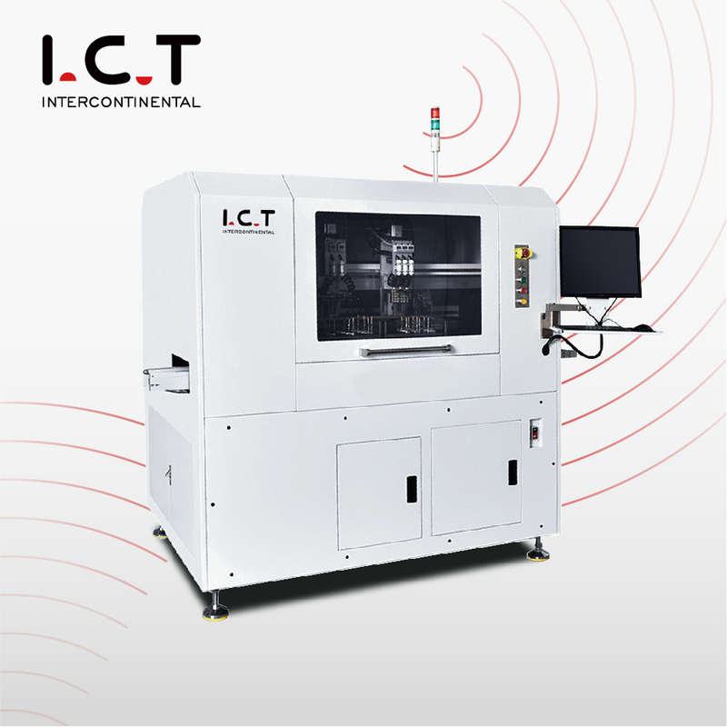 I.C.T |SMT PCB Enrutador CNC Máquina de fabricación Enrutador en funcionamiento PCB