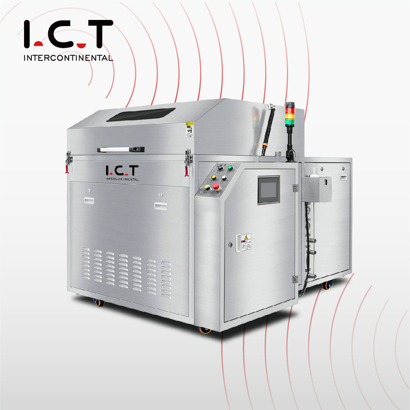 I.C.T |Fixtures ultrasónico SMT Máquina de limpieza