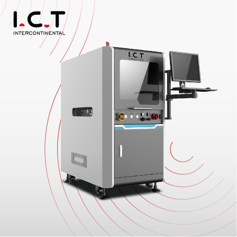 I.C.T |Cinta de puntos de pegamento dinámico Dispensador SMT Máquina semiautomática