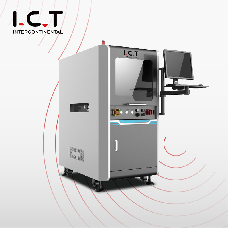I.C.T |Máquina dispensadora automática de pegamento de escritorio en frío para PCB Proporcionar