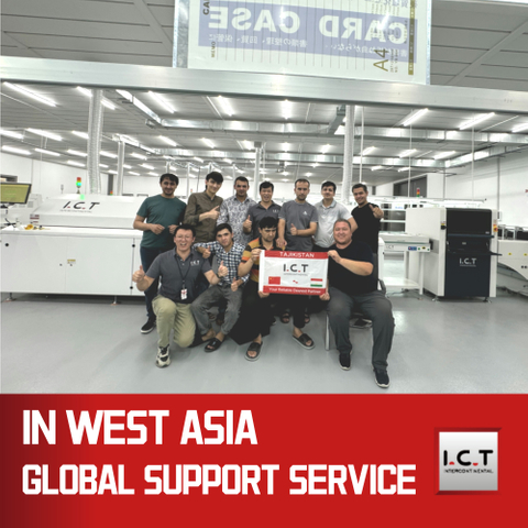 I.C.T | Conexión del sistema de enfriamiento de la máquina Smt Transportador SMT