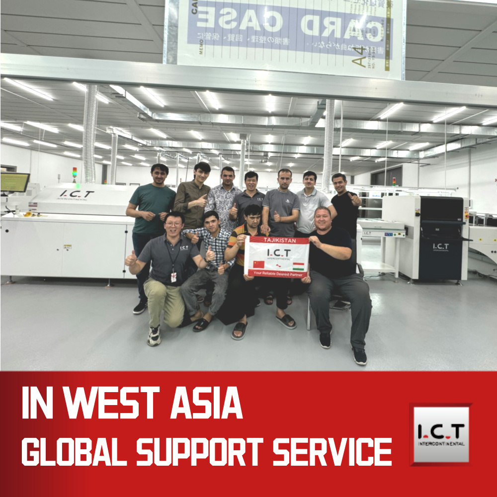 I.C.T | SMT PCB sténcil Máquina de serigrafía para SMT