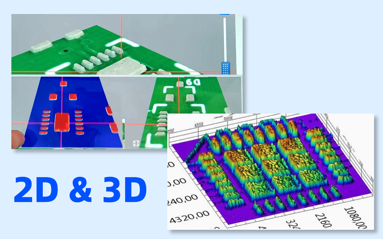 3. Comparaci&oacute;n de tecnolog&iacute;as 2D SPI frente a 3D SPI